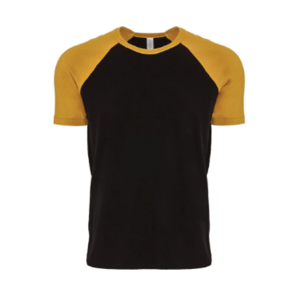 ABDS RAGLAN TEE YELLOW/BLACK - Anderson Bros Design and Supply