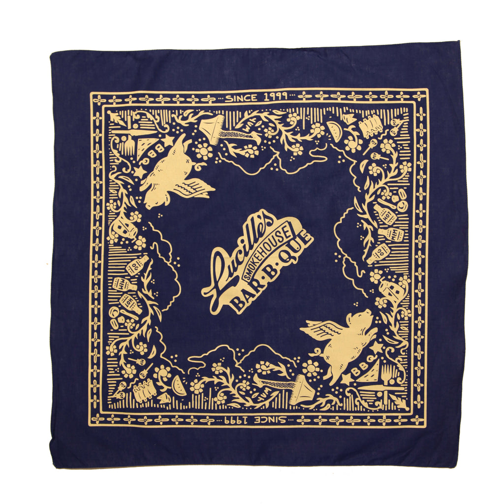 Lucille's Anniversary Bandana - Blue