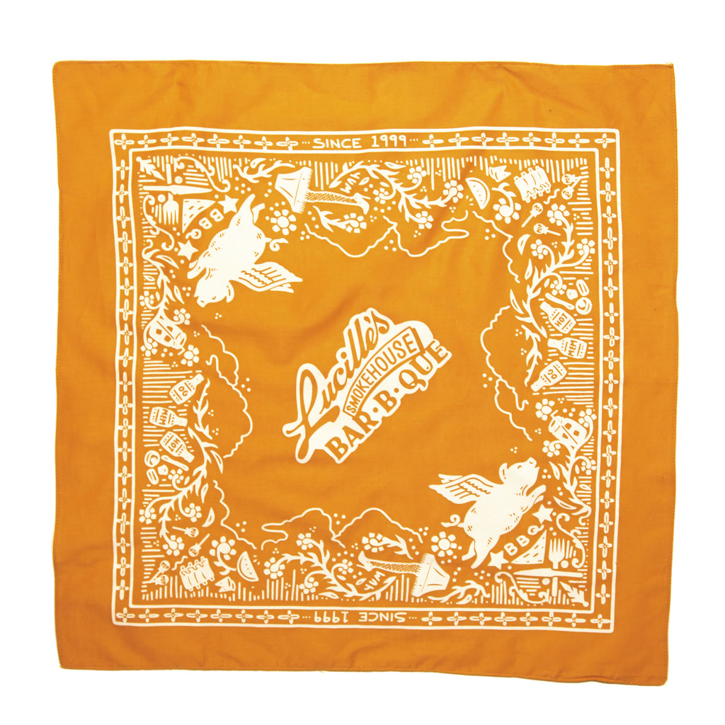 Lucille's Anniversary Bandana - Gold