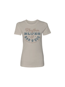 RYTHM BLUES WOMEN TEE (SILK) - Anderson Bros Design and Supply