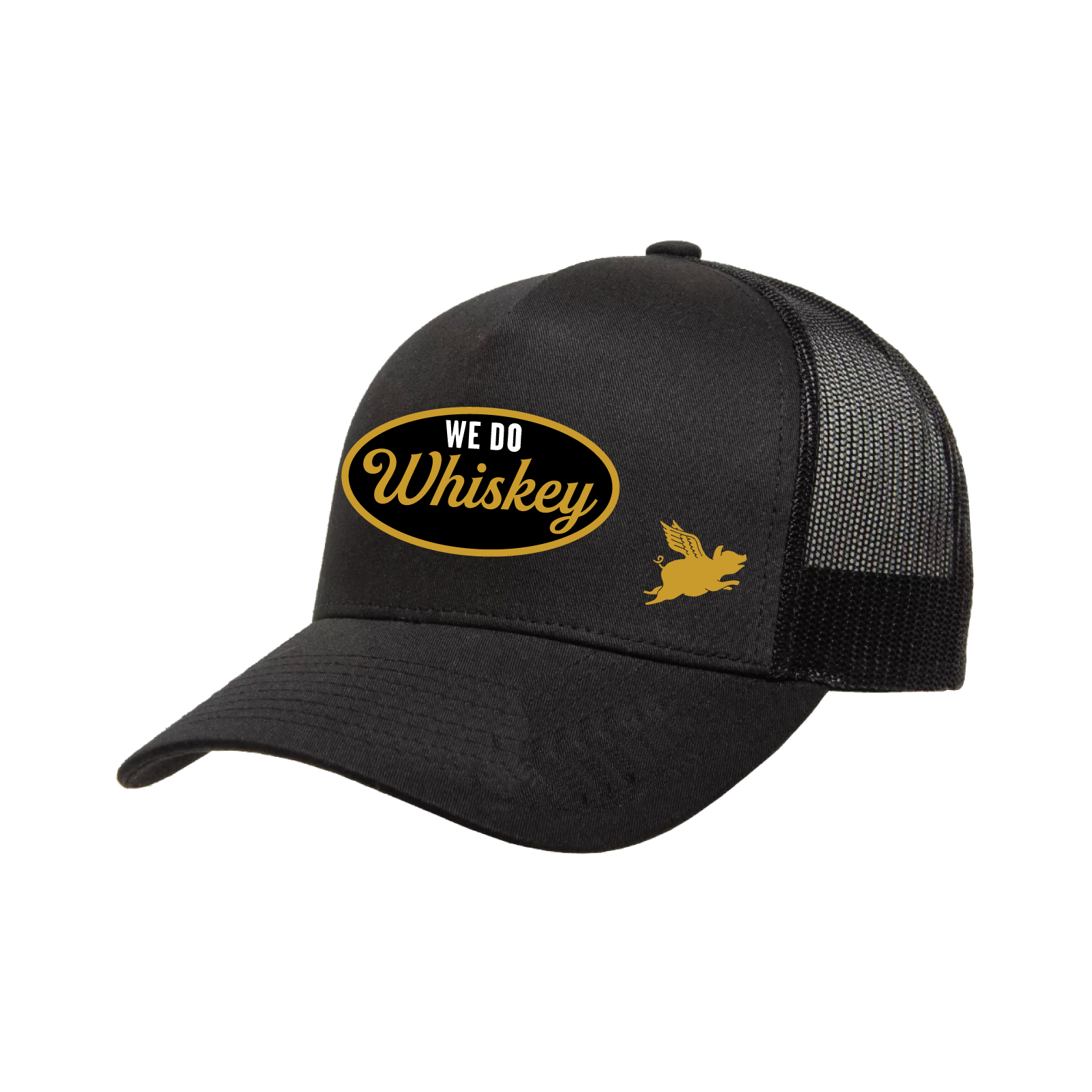 WE DO WHISKEY HAT - BLACK